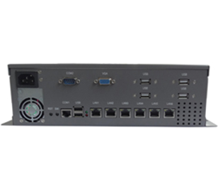 有风扇嵌入式工控机6网口 MIS-6LAN-H110 