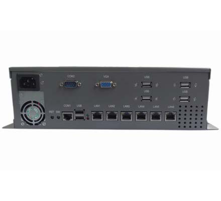 有风扇嵌入式工控机2串6USB  MIS-B75-6L